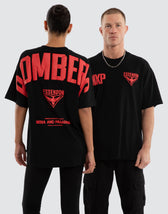 Essendon Bombers AFL Archive Raptor Tee Jet Black