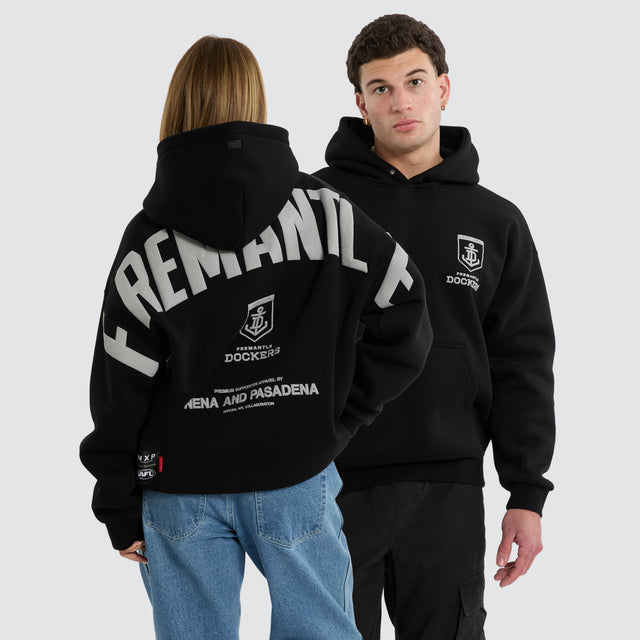Fremantle Dockers AFL Top Tier Hoodie Jet Black