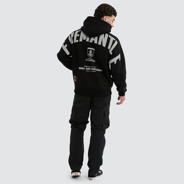 Fremantle Dockers AFL Top Tier Hoodie Jet Black