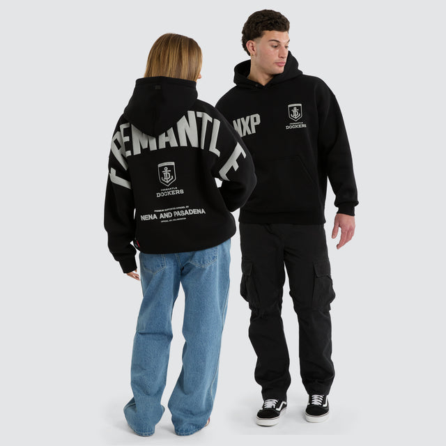 Fremantle Dockers AFL Top Tier Hoodie Jet Black