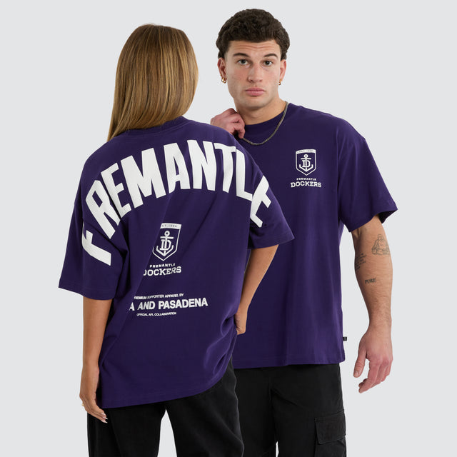 Fremantle Dockers AFL Archive Raptor Tee Purple