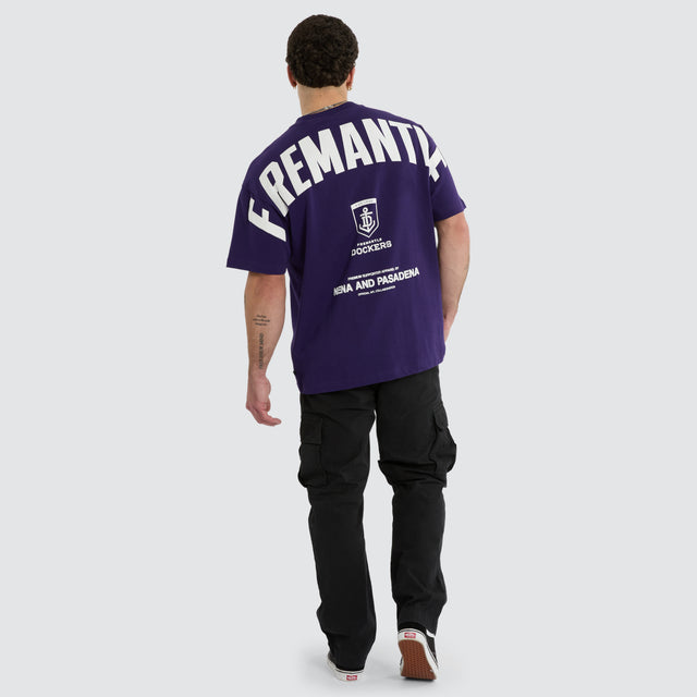 Fremantle Dockers AFL Archive Raptor Tee Purple