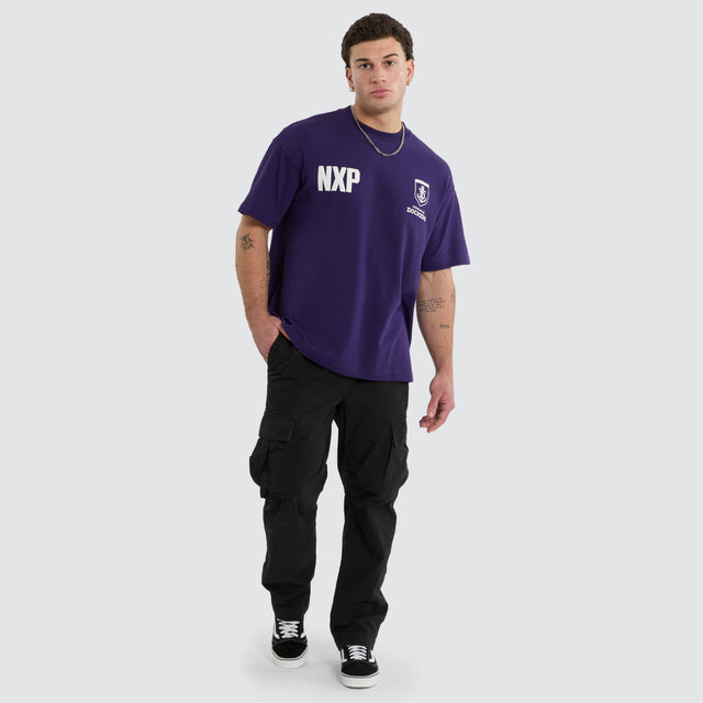 Fremantle Dockers AFL Archive Raptor Tee Purple