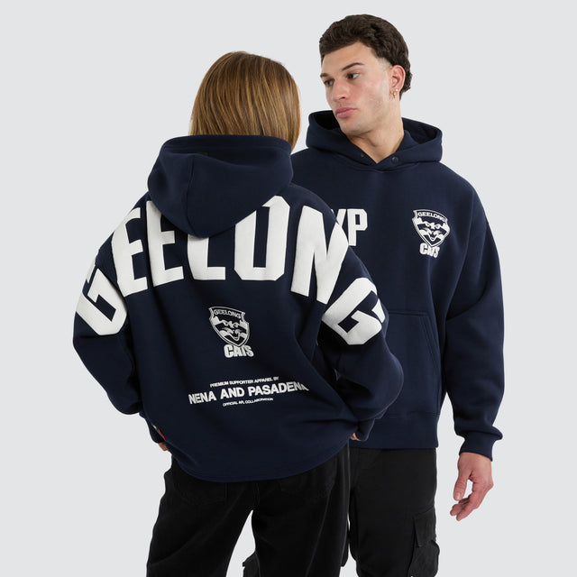 Geelong Cats AFL Top Tier Hoodie Navy