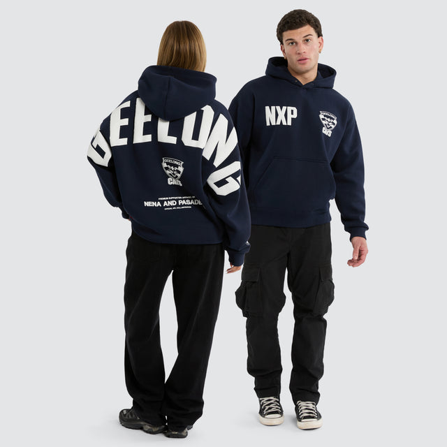 Geelong Cats AFL Top Tier Hoodie Navy