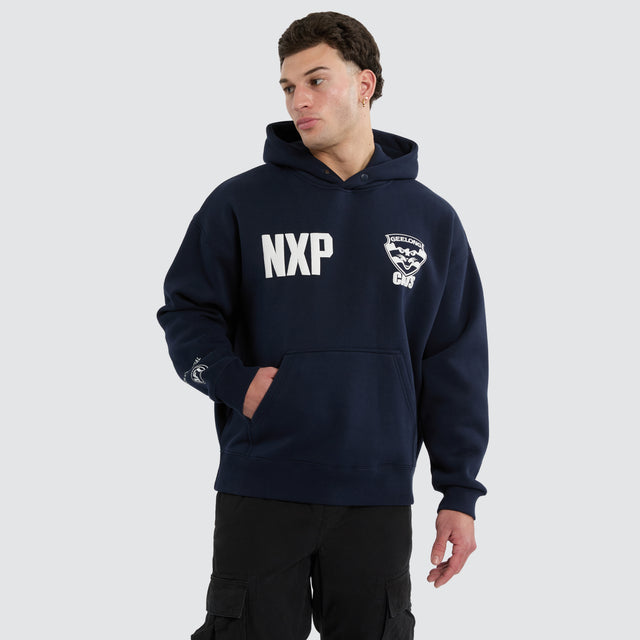 Geelong Cats AFL Top Tier Hoodie Navy