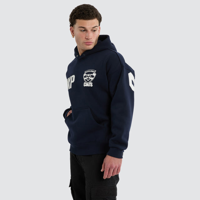 Geelong Cats AFL Top Tier Hoodie Navy