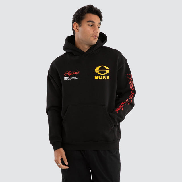 Gold Coast Suns AFL Season Hoodie Jet Black