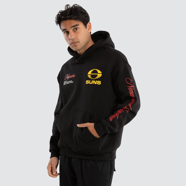Gold Coast Suns AFL Season Hoodie Jet Black