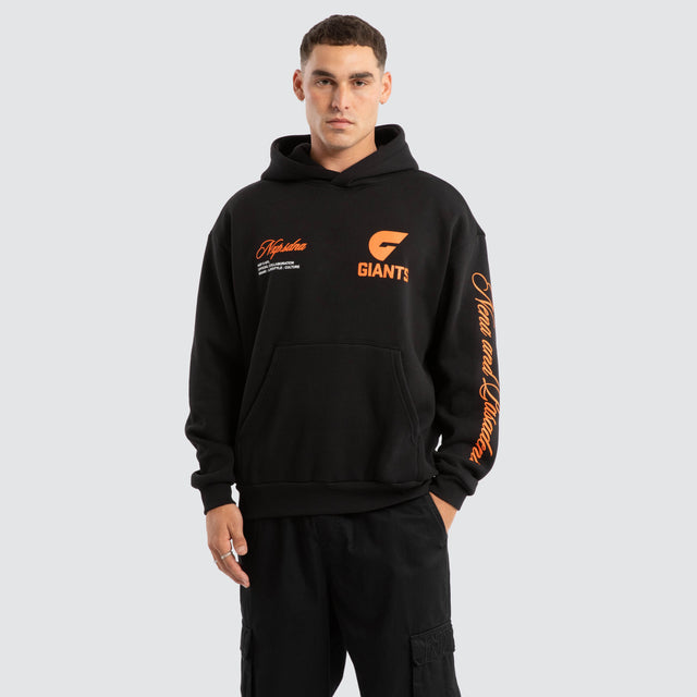 GWS Giants AFL Season Hoodie Jet Black