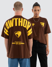 Hawthorn Hawks AFL Archive Raptor Tee Brown