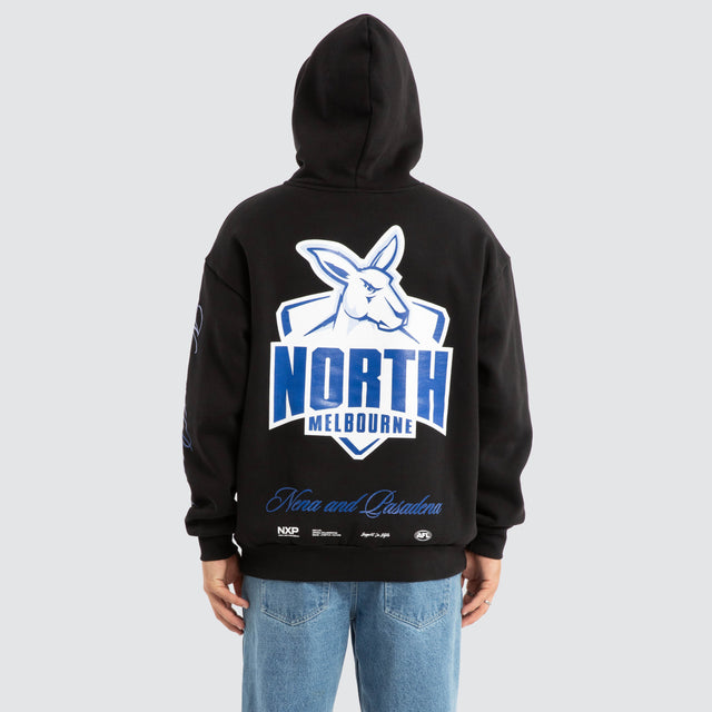 North Melbourne Kangaroos AFL Season Hoodie Jet Black