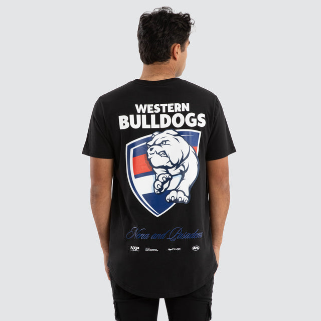 Western Bulldogs AFL Prime Tee Jet Black