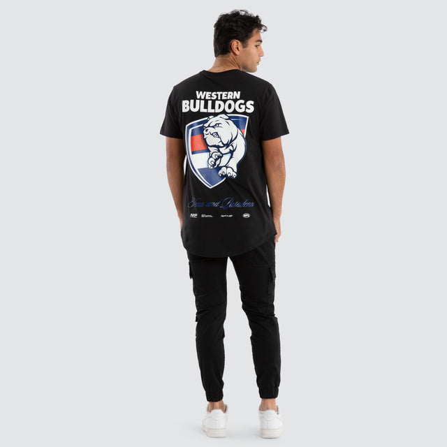 Western Bulldogs AFL Prime Tee Jet Black