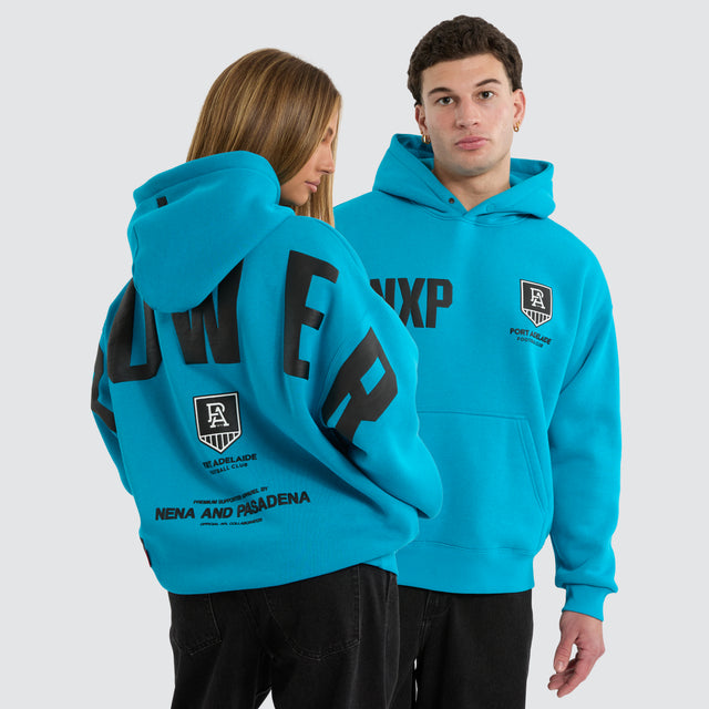 Port Adelaide Power AFL Top Tier Hoodie Blue
