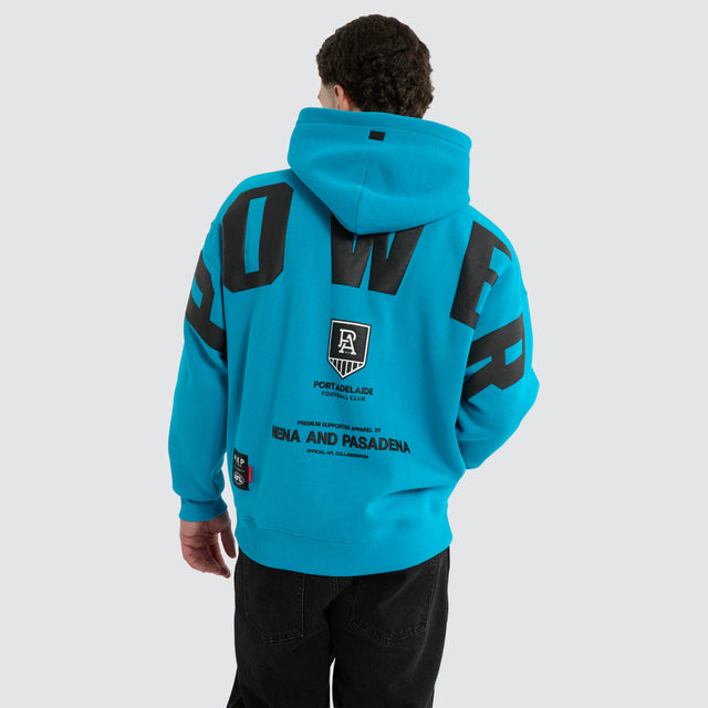 Port Adelaide Power AFL Top Tier Hoodie Blue