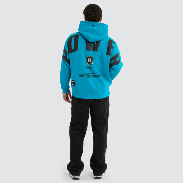 Port Adelaide Power AFL Top Tier Hoodie Blue