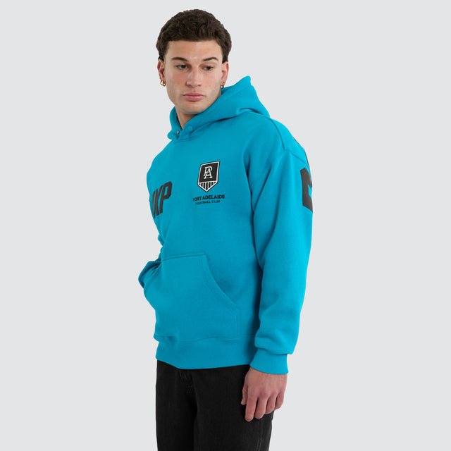Port Adelaide Power AFL Top Tier Hoodie Blue