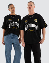 Richmond Tigers AFL Gold Raptor Tee Jet Black