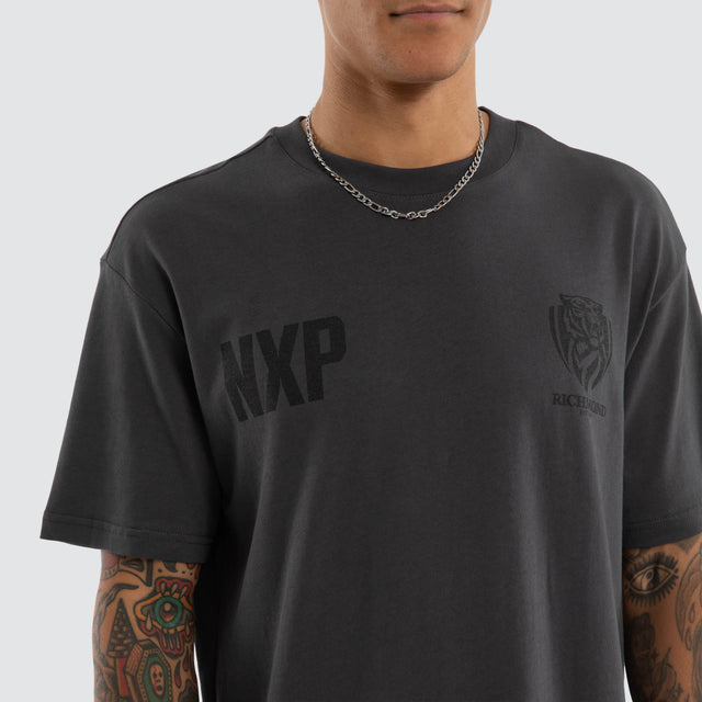 Richmond Tigers AFL Champions Box Fit Tee Asphalt