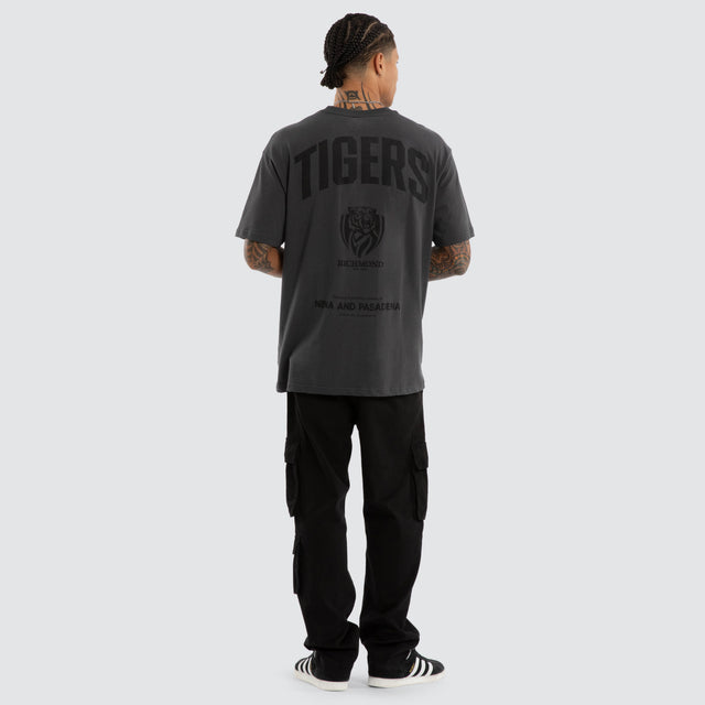 Richmond Tigers AFL Champions Box Fit Tee Asphalt