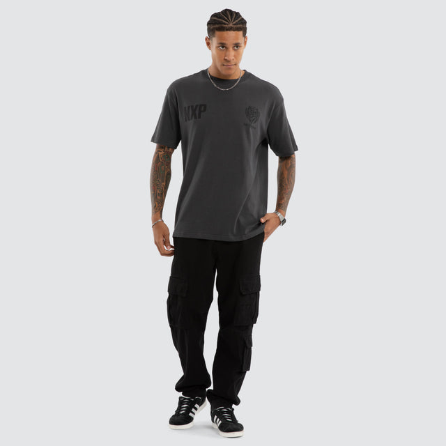 Richmond Tigers AFL Champions Box Fit Tee Asphalt