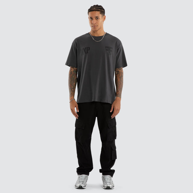 St Kilda Saints AFL Champions Box Fit Tee Asphalt