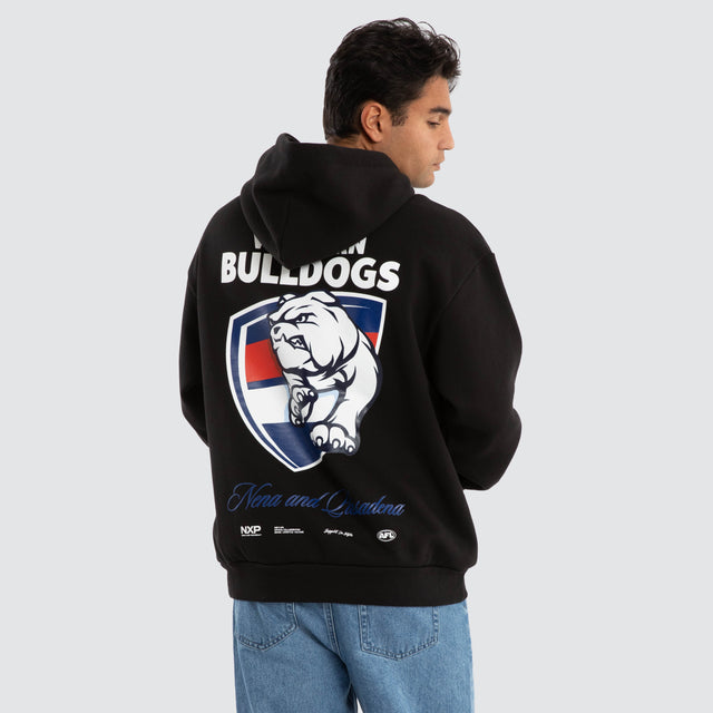 Western Bulldogs AFL Season Hoodie Jet Black
