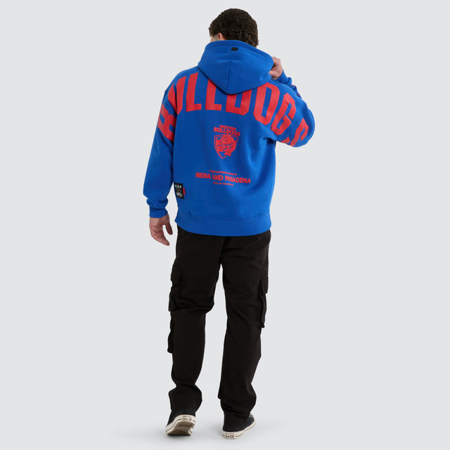 Western Bulldogs AFL Top Tier Hoodie Blue