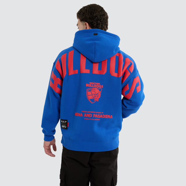 Western Bulldogs AFL Top Tier Hoodie Blue