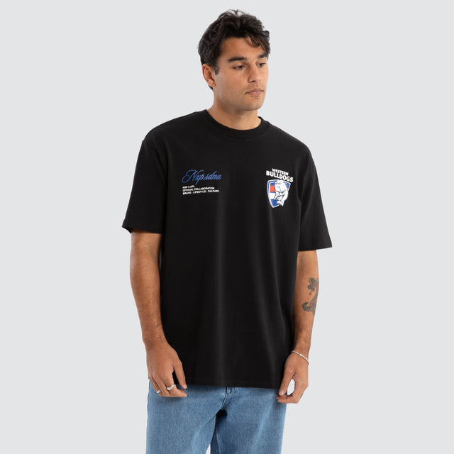Western Bulldogs AFL Season Tee Jet Black