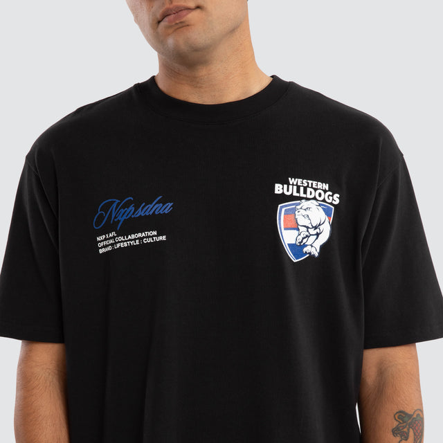 Western Bulldogs AFL Season Tee Jet Black