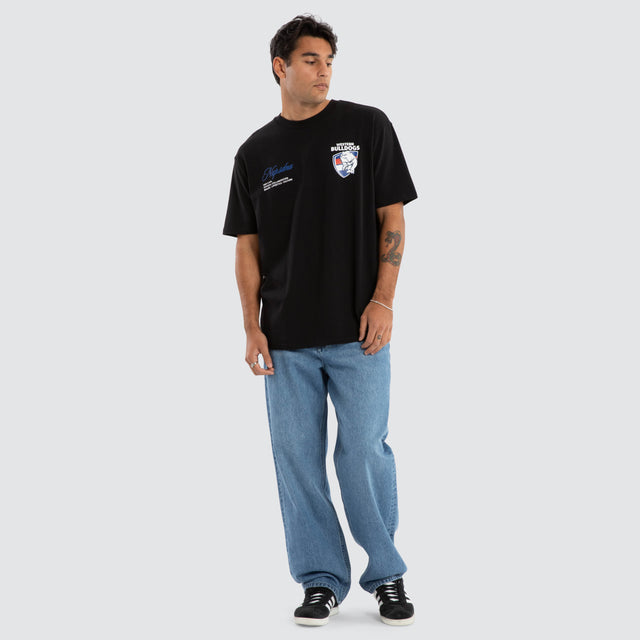 Western Bulldogs AFL Season Tee Jet Black