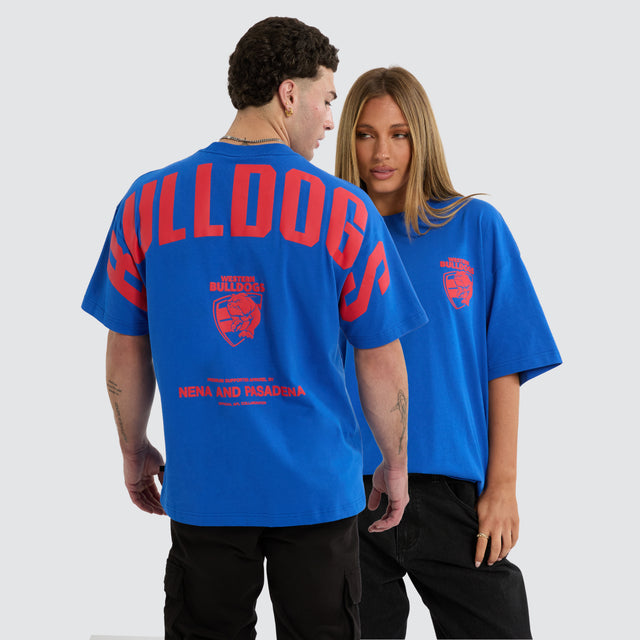 Western Bulldogs AFL Archive Raptor Tee Blue