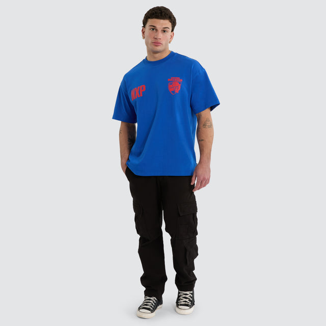 Western Bulldogs AFL Archive Raptor Tee Blue
