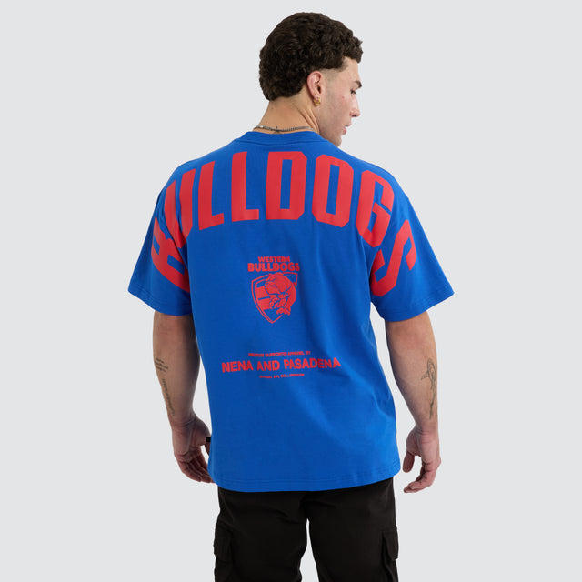 Western Bulldogs AFL Archive Raptor Tee Blue