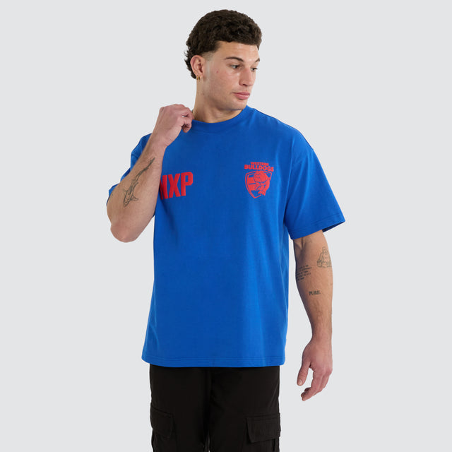 Western Bulldogs AFL Archive Raptor Tee Blue