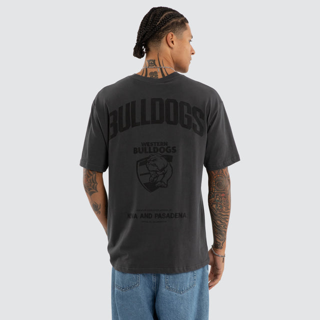 Western Bulldogs AFL Champions Box Fit Tee Asphalt