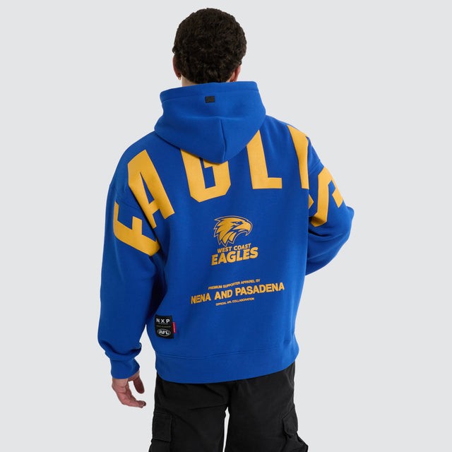 West Coast Eagles AFL Top Tier Hoodie Blue