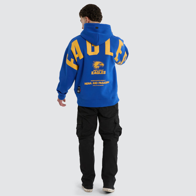 West Coast Eagles AFL Top Tier Hoodie Blue