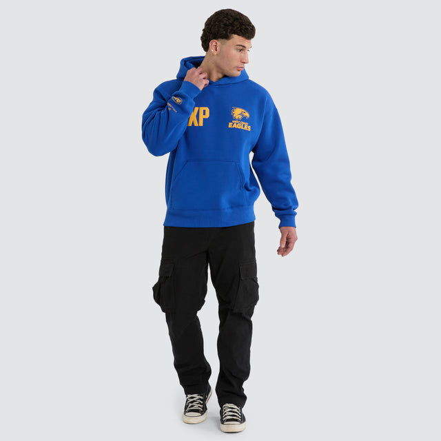 West Coast Eagles AFL Top Tier Hoodie Blue