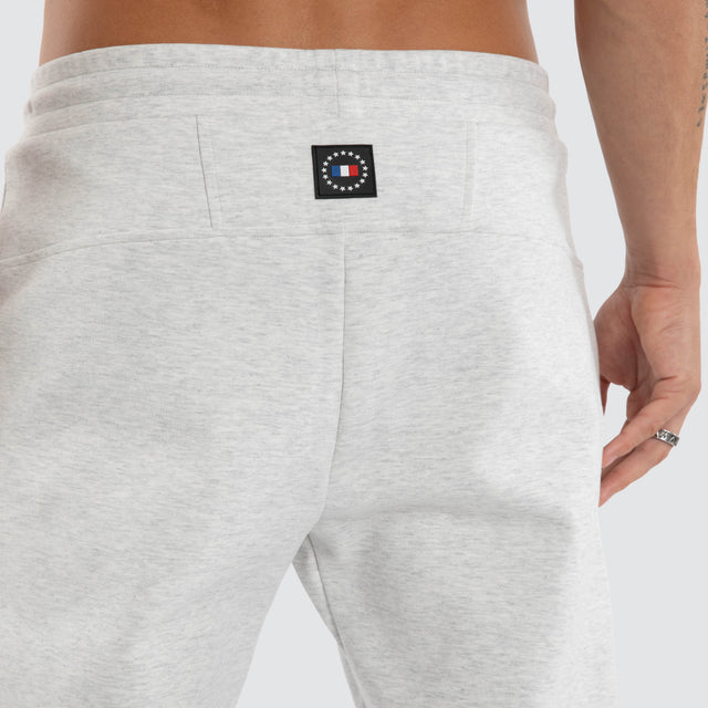 Model wears Novas Trackpant Grey Marle Trackpants Grey – image 5