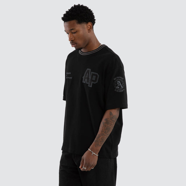 Arathorn Oversized Tee Jet Black