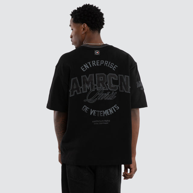 Arathorn Oversized Tee Jet Black