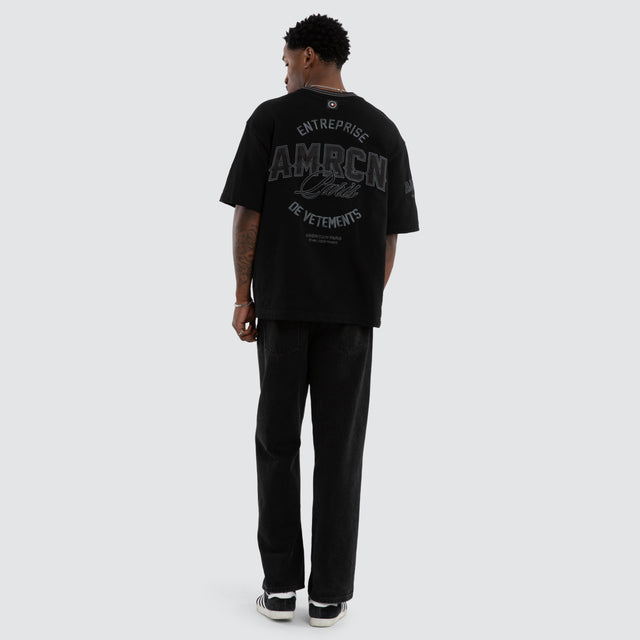 Arathorn Oversized Tee Jet Black