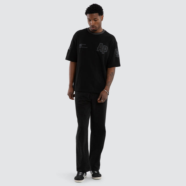 Arathorn Oversized Tee Jet Black