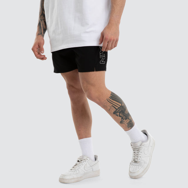 Grima Beach Short Jet Black