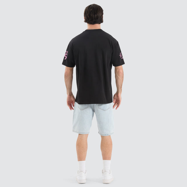 Stellaris Box Fit Tee Jet Black