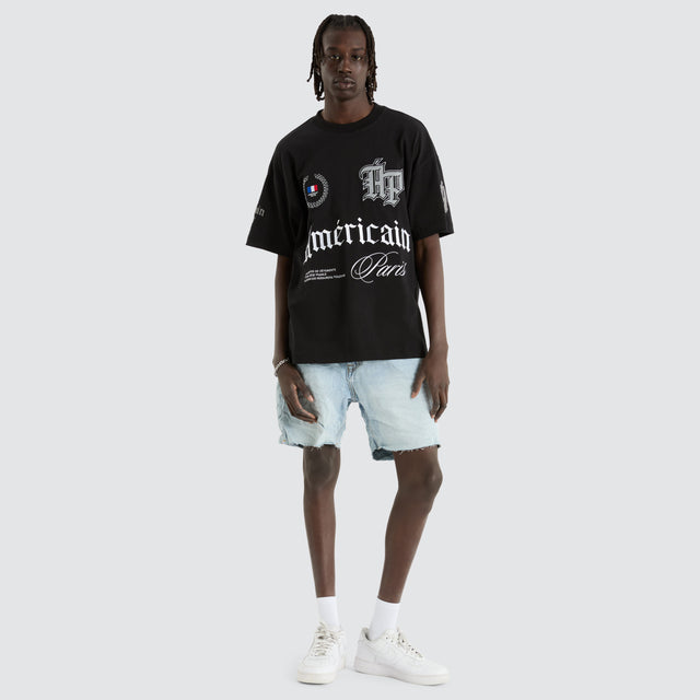 Kendrick Heavy Tee Jet Black