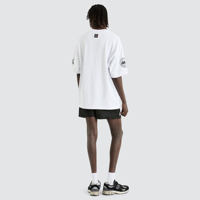 Barrett Loopback Oversized Tee White